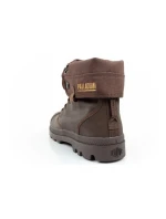 Pánska športová obuv Palladium Baggy Coated členkové tenisky fashion dark brown