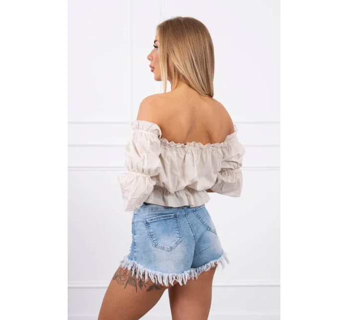 Španielska blúzka béžová