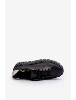 Dámská kožená polobotka na tlusté  černá model 21646240 - Zazoo