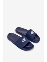 Klapki Męskie 4F 4FRMM00FSLIM011-30S Granatowe