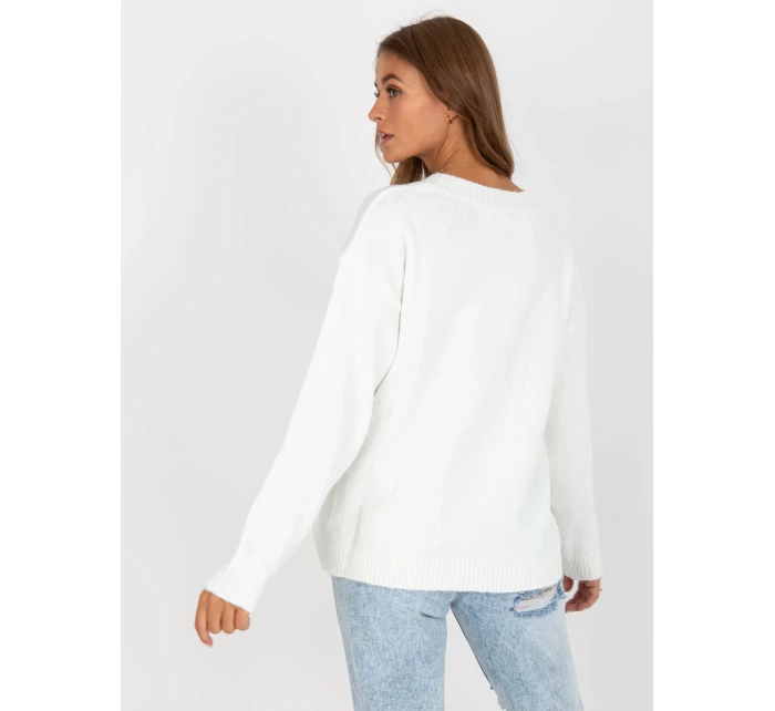 Sveter LC SW 0332.17 ecru Sveter LC SW 0332.17 ecru