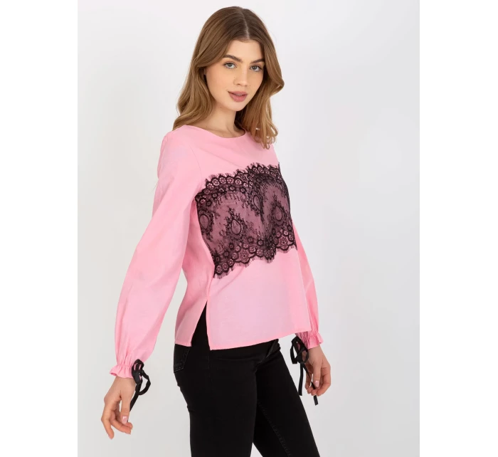 Blúzka LK BZ 506877.15x ružová Blúzka LK BZ 506877.15x ružová