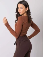 Blúzka RV BZ 6065.80P tmavohnedá