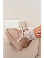 Dámské Sněhule Na Platformě S Big Star Béžové model 21705869 - Big Star Shoes Dámské Sněhule Na Platformě S Big Star Béžové model 21705869 - Big Star Shoes