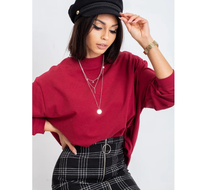 Mikina RV BL model 14832165 kaštanová - FPrice Mikina RV BL model 14832165 kaštanová - FPrice