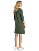 Made Of Emotion Dress M343 Military Green