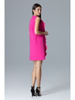 Spoločenské šaty M622 tmavo ružové - Figl