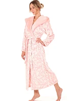 Dámsky župan Flora s kapucňou 3956 3053 pink pearl - Vestis