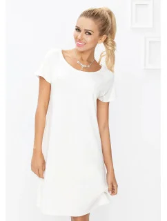 Dámska nočná košeľa Flora Ecru - DKaren