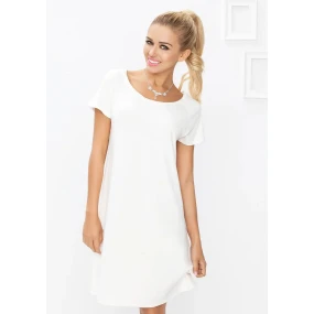 Dámska nočná košeľa Flora Ecru - DKaren