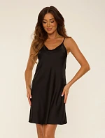 Dámska nočná košeľa Cordelia 758 Black - De Lafense