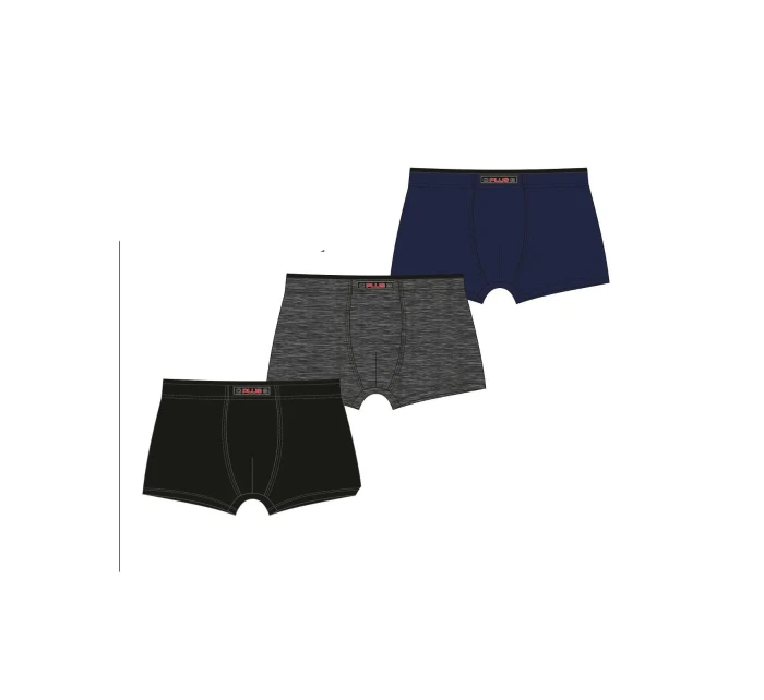 Boxerky C+3 hladké M-5XL