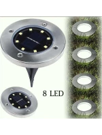 SOLÁRNA LAMPA 8 LED SMD PRE PRELOMENIE KPL.4PCS