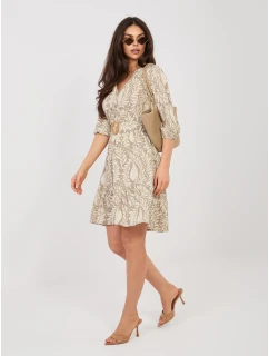 Šaty D74516M30485A dark lilac