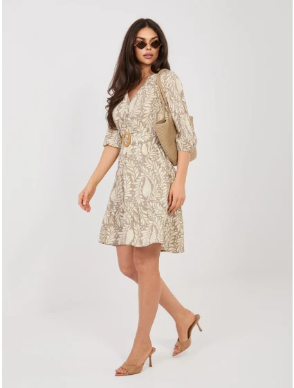 Šaty D74516M30485A dark lilac