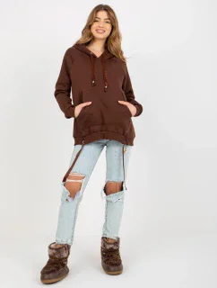 Mikina TW BL 1003.95P tmavo hnedá