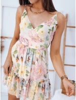 ecru květinové šaty od Dstreet model 21962818 - FashionStreet