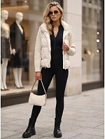 Kurtka damska pikowana puchowa z   model 22346278 - FashionStreet