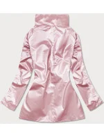 Tenká růžová dámská bunda se stojáčkem model 17019406 - Ann Gissy