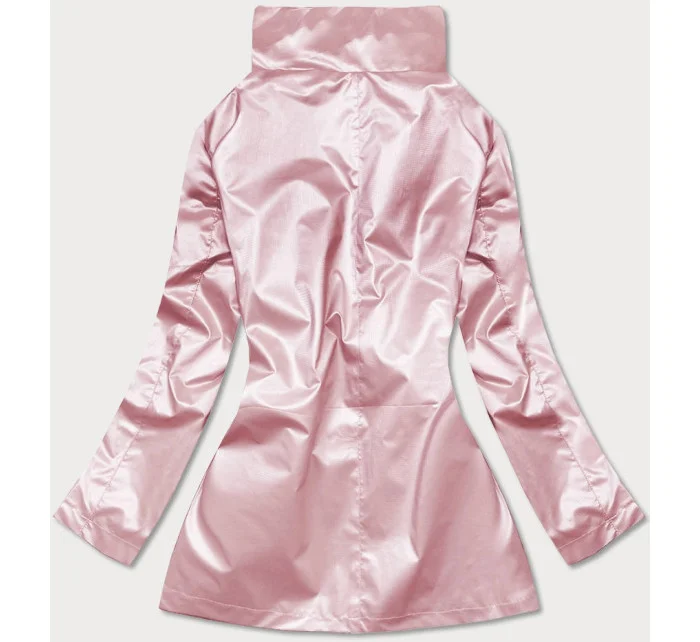 Tenká růžová dámská bunda se stojáčkem model 17019406 - Ann Gissy