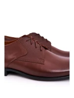 Męskie Skórzane Mokasyny BEDNAREK Brązowe