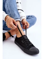 Klasyczne Niskie Trampki Big Star LL274072 Czarne