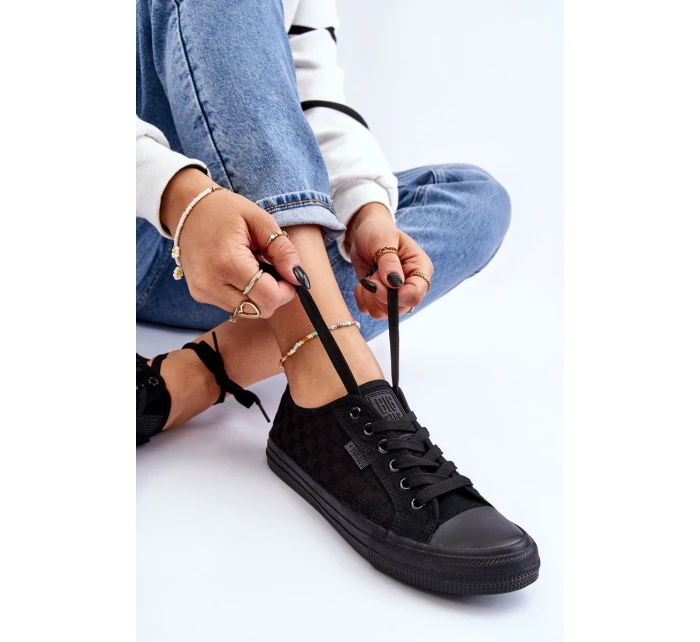 Klasyczne Niskie Trampki Big Star LL274072 Czarne