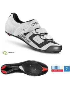 CRONO cestná obuv CR-3 white 42 nylon