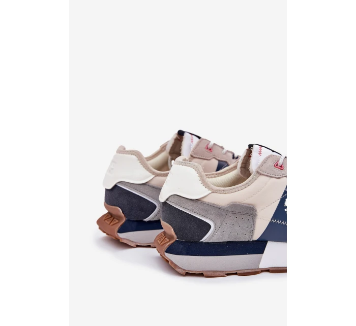 Semišové Pánské Tenisky Na Platformě Big Star model 21690845 HiPoly System Šedé - Big Star Shoes