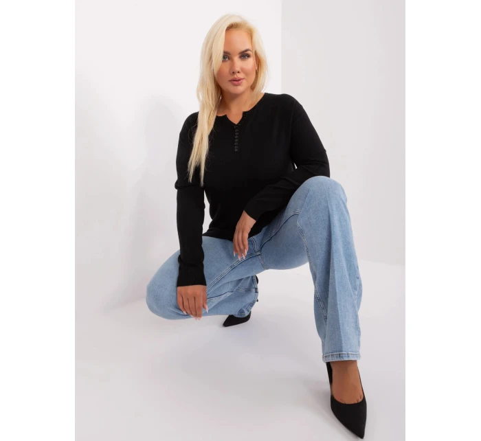 Dámsky sveter PM SW PM 3897.06P Black - FPrice