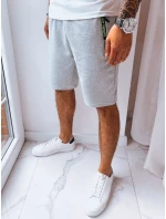 FashionStreet pánske svetlosivé teplákové šortky SX2228