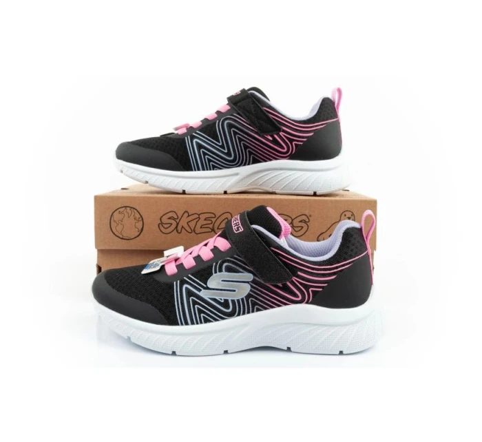 Ľahká pohodlná detská športová obuv na suchý zips Skechers Microspec