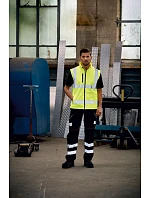 HV 006 HiVis softshellová vesta model 22501504 hi vis yellow - Yoko