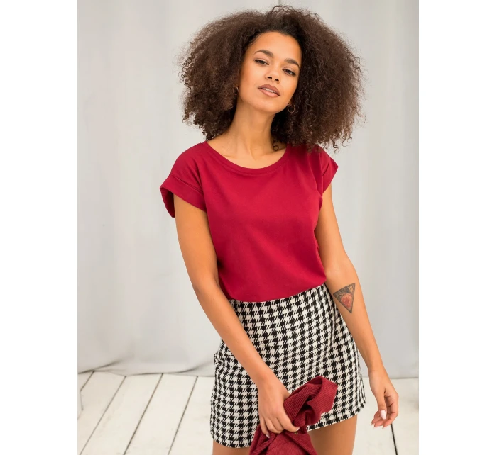 Tričko RV TS model 14817952 kaštanová - FPrice Tričko RV TS model 14817952 kaštanová - FPrice