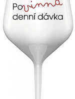 MUST HAVE DENNÝ DARČEK - biely nerozbitný pohár na víno 470 ml