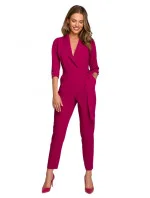 Dámsky overal S316 Plum - Stylove Dámsky overal S316 Plum - Stylove