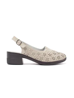 Módní hnědé dámské  sandály Obcas