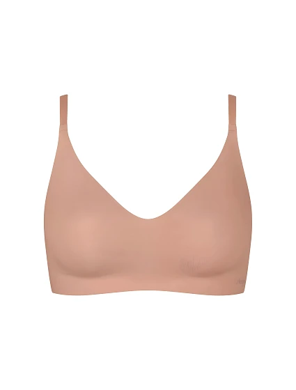 Dámská podprsenka braletka ZERO Microfibre 2.0 Bralette  BROWN sv. hnědá  model 19069977 - Sloggi