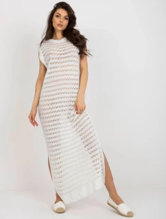 Biele dámske plážové šaty (9003)
