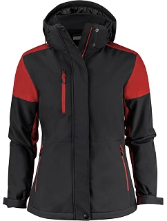 Printer Prime Padded Softshell Women Dámska zimná softshellová bunda 61.1072 čierna/červená