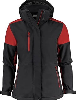 Printer Prime Padded Softshell Women Dámska zimná softshellová bunda 61.1072 čierna/červená