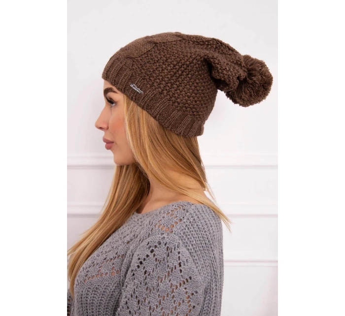 Fleecová čiapka Justyna K253 cappuccino Fleecová čiapka Justyna K253 cappuccino