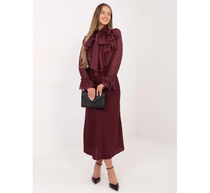 IT košeľa KS 28882.03 bordová IT košeľa KS 28882.03 bordová