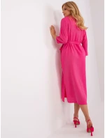 LK SK 509342 šaty.33P tmavo ružová