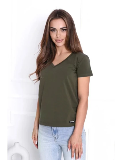 Dámská halenka s krátkým rukávem Dámská halenka s krátkým rukávem