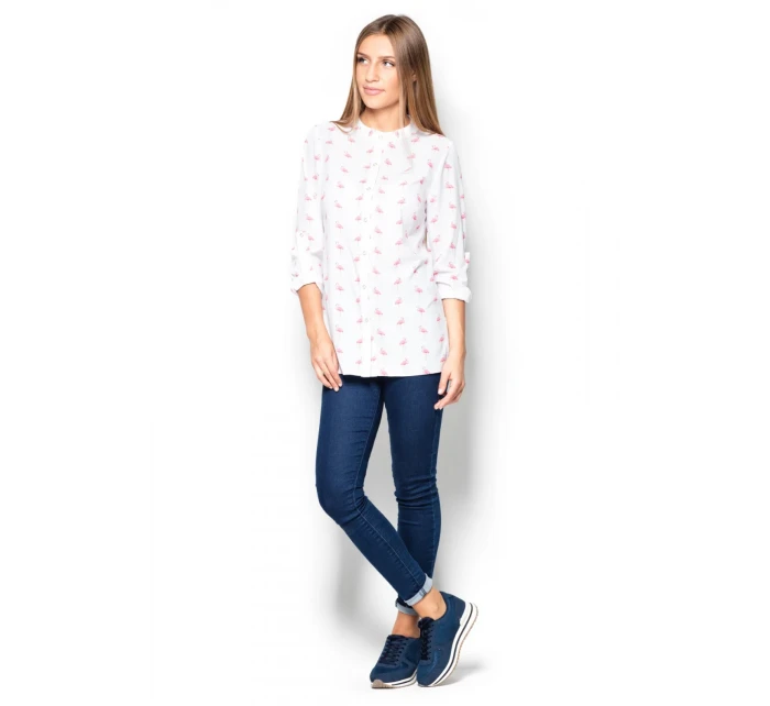 Košeľa s dlhým rukávom model 63918 Katrus