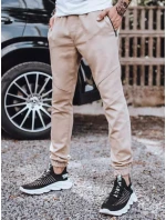 Pánské kalhoty jogger béžové Dstreet model 21963327 - FashionStreet