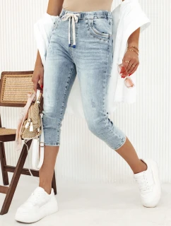 Dámske modré džínsy CAPRI STYLE FashionStreet UY2120