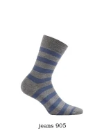 Pánske ponožky Wola Perfect Man vzorované W 94N03 Casual