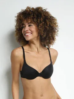 Dámská hladká vyztužená podprsenka model 15436146 PADDED BRA  černá - DIM